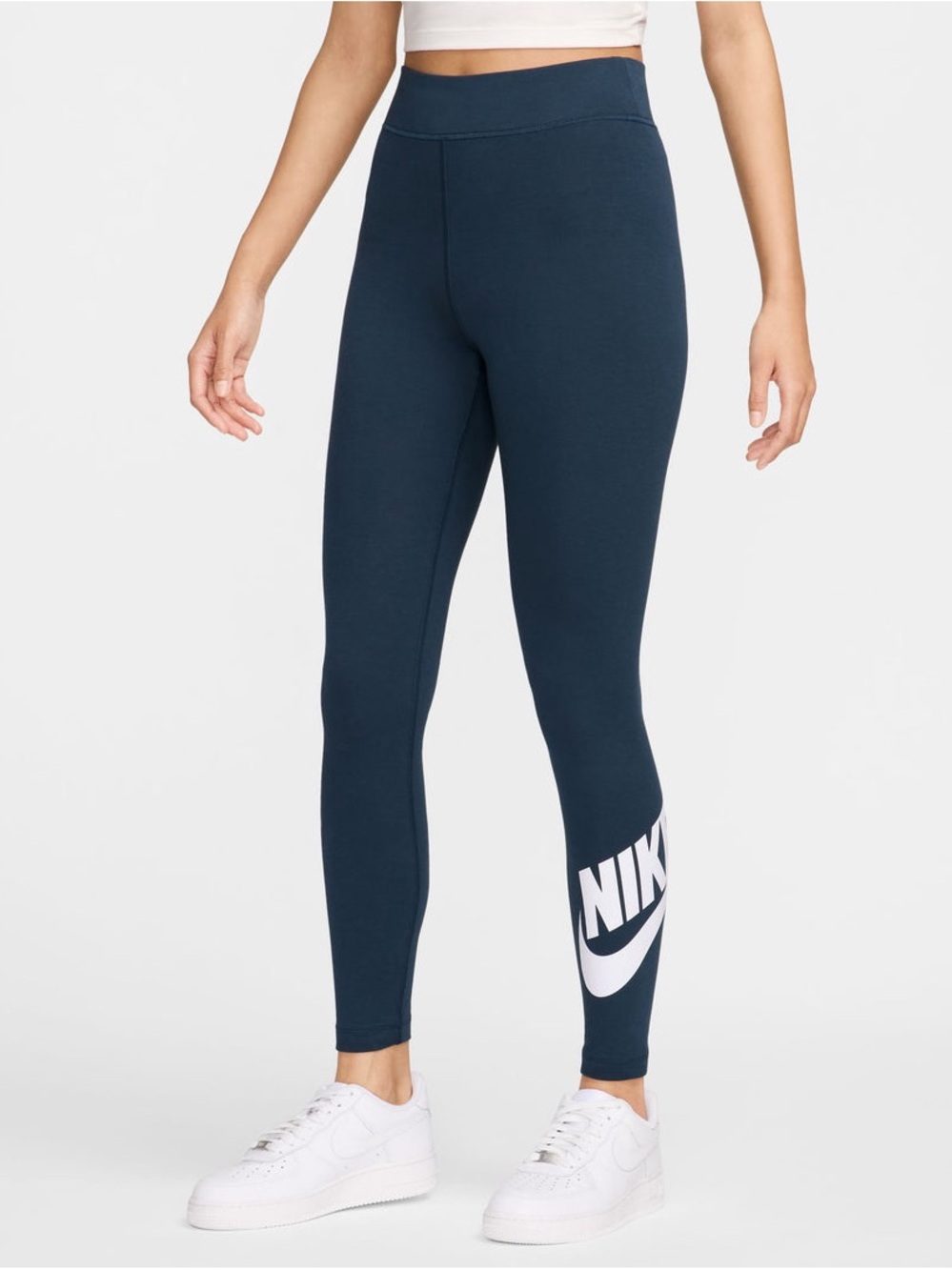 Nike Teal Leggings with White Logo